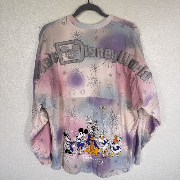 Disney Tops - Disney Spirit Jersey Shirt Womens Large Mickey Mouse 100 Years Anniversary L